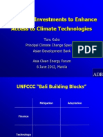 Toru Kubo - Mobilizing Investments To Enhance Access To Climate Technologies