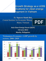 Nguyen Manh Hai - Draft Green Growth Strategy As A LEDS and Its Implications For Clean Energy Development in Vietnam