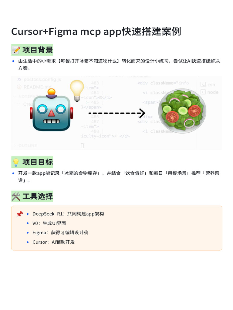Cursor Figma Mcp App快速搭建案例 | PDF