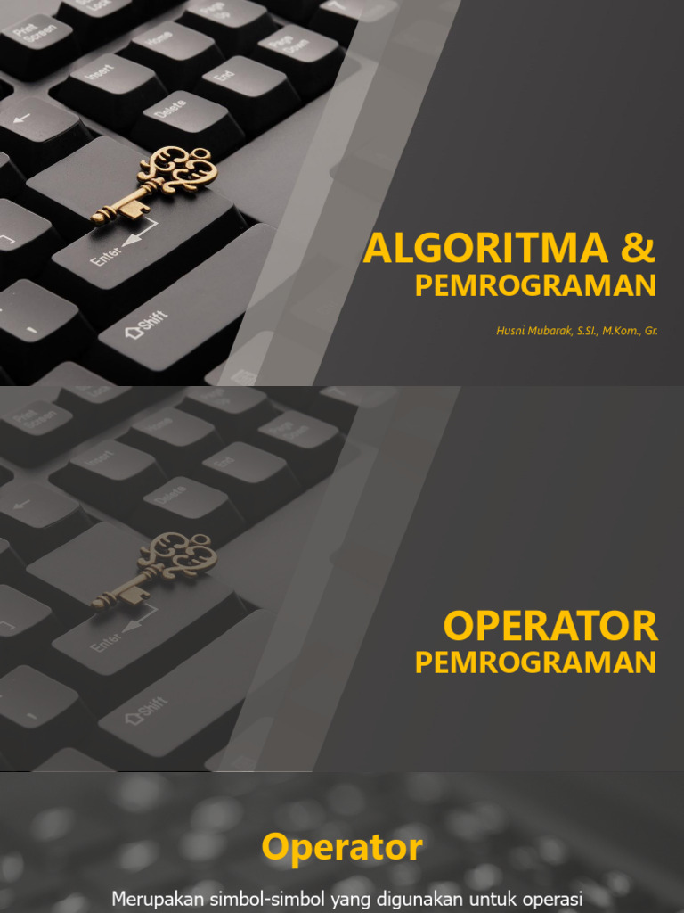Panduan Operator Pemrograman Dasar | PDF