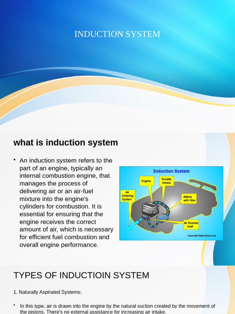 Understanding Engine Induction Systems | PDF | Internal Combustion ...