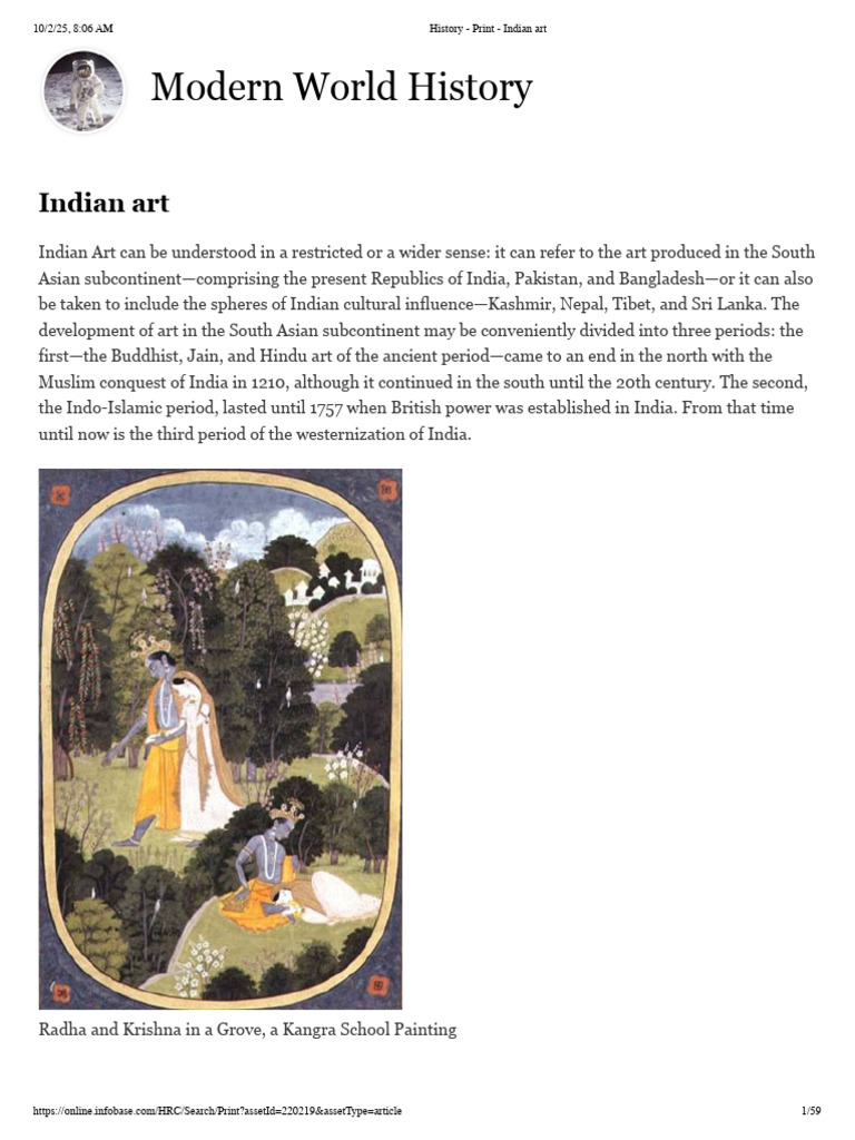 Overview of Indian Art History | PDF | Bhakti | Temple