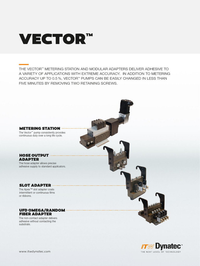 Vector Metered Hot Melt Slot Applicator | PDF | Mechanical Engineering ...