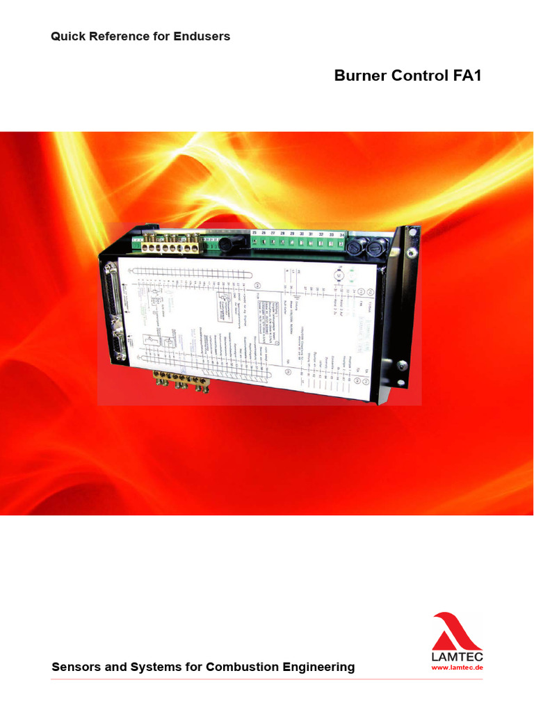 Burner Control FA1 User Guide | PDF | Actuator | Computer Terminal
