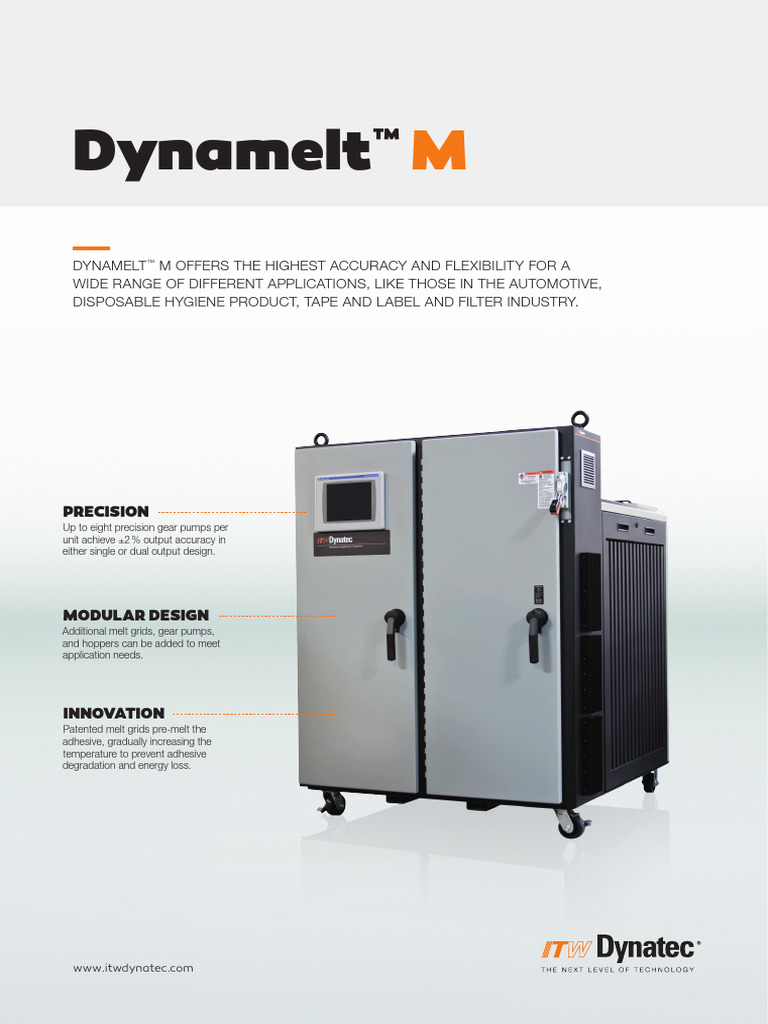 Dynamelt™ M Hot Melt Adhesive System | PDF | Electricity | Electrical ...