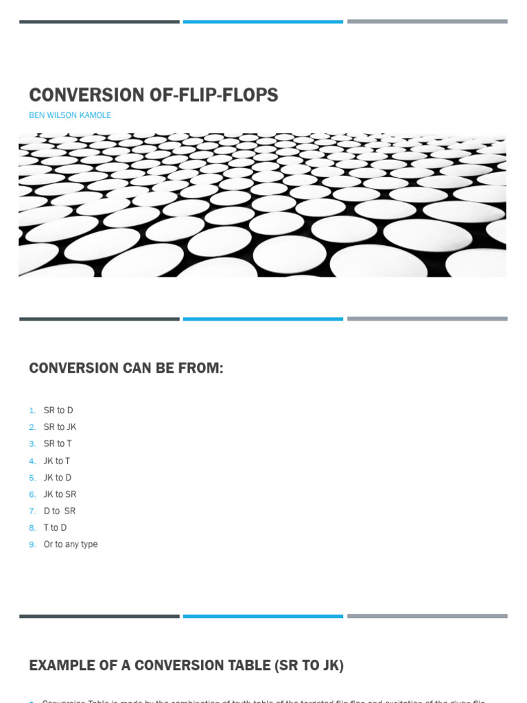 Flip-Flop Conversion Techniques Guide | PDF | Electronics | Electronic ...