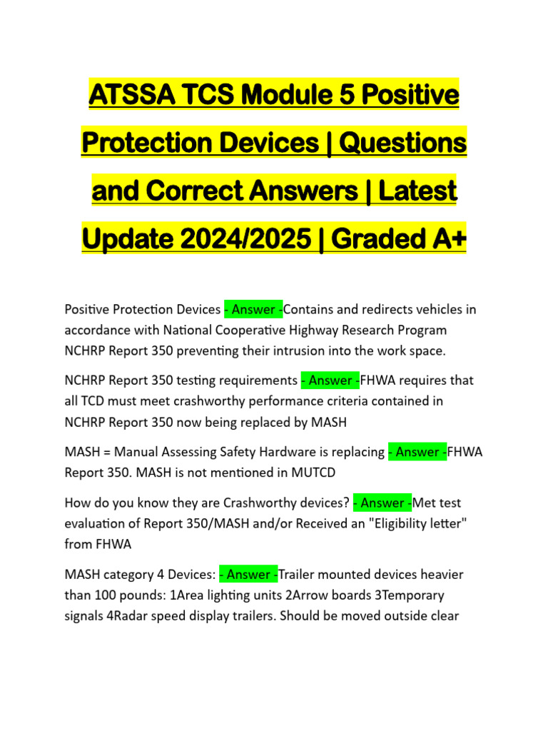Positive Protection Devices Guide 2024 | PDF | Transport Safety | Road ...