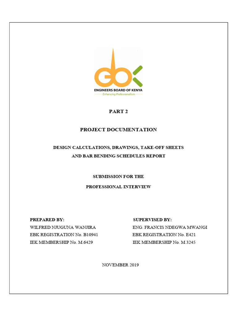 Project Documentation & Design Calculations | PDF