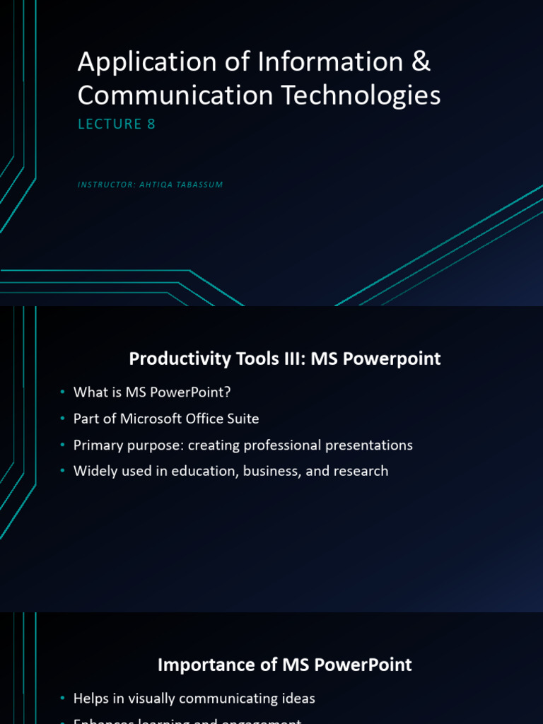 Mastering MS PowerPoint for Presentations | PDF | Computing | Software