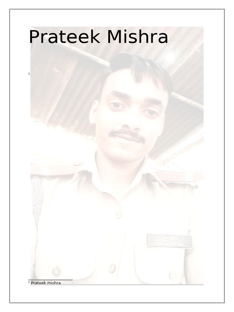 Prateek Mishra | PDF