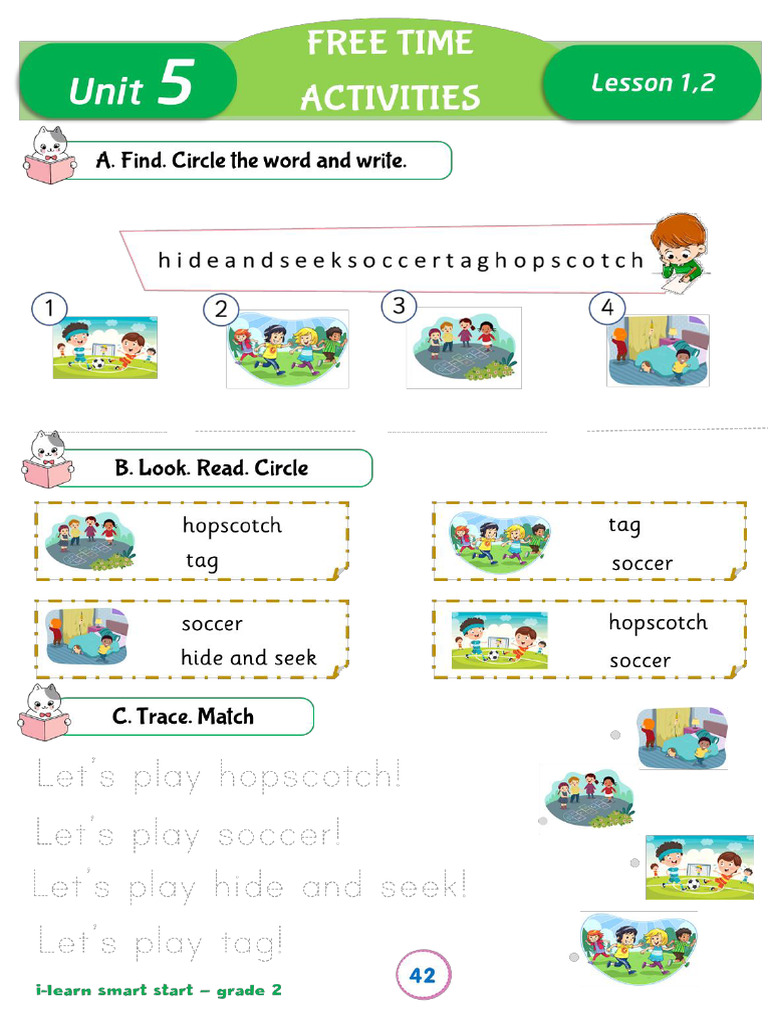 Grade 2 i-Learn Smart Start Activities | PDF