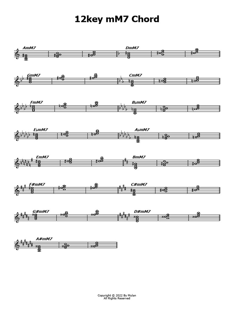 12key MM7 Chord | PDF