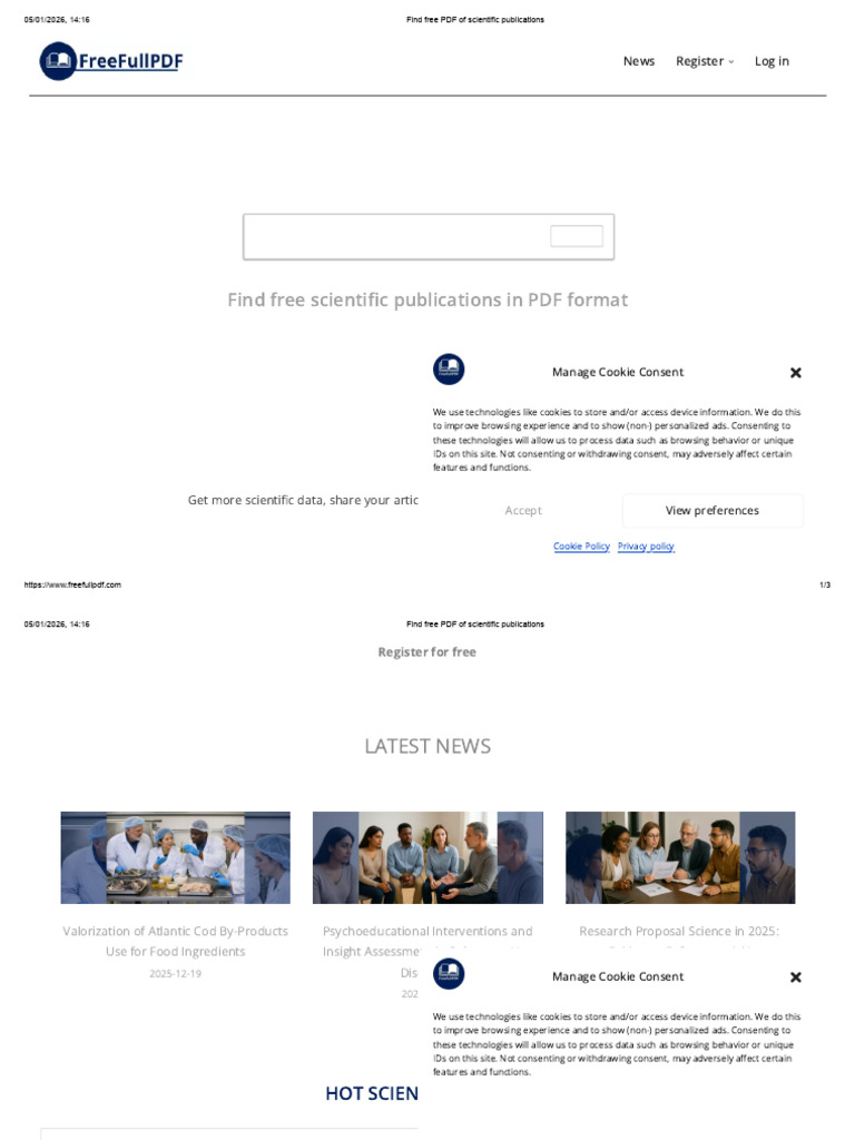 Free Scientific Publications PDF | PDF | Http Cookie | Privacy