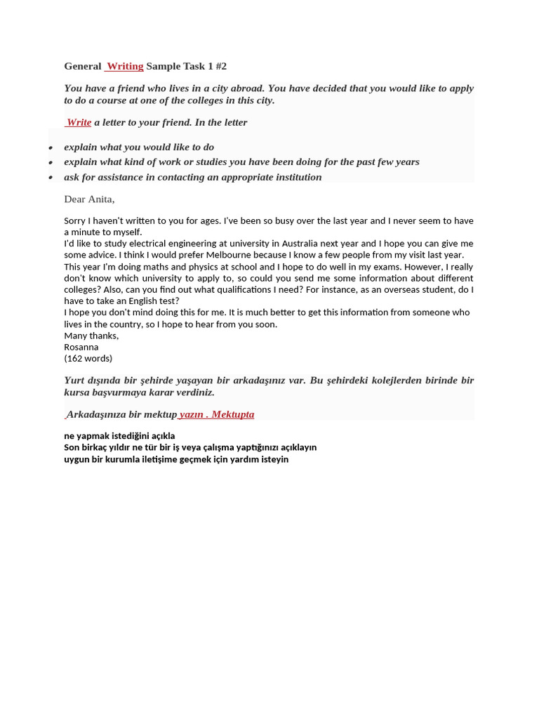 General Writig Task 1 | PDF