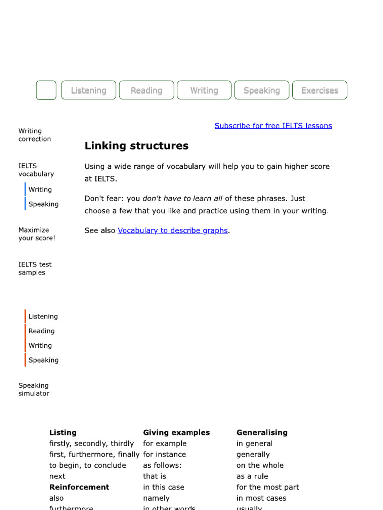 Linking Structure | PDF