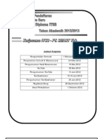 Formulir Pendaftaran ITSB 2012