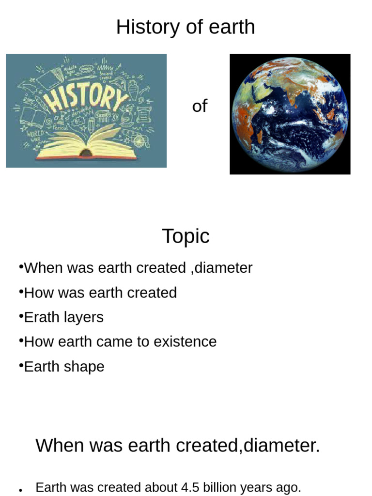 Earth Creation and Structure Explained | PDF