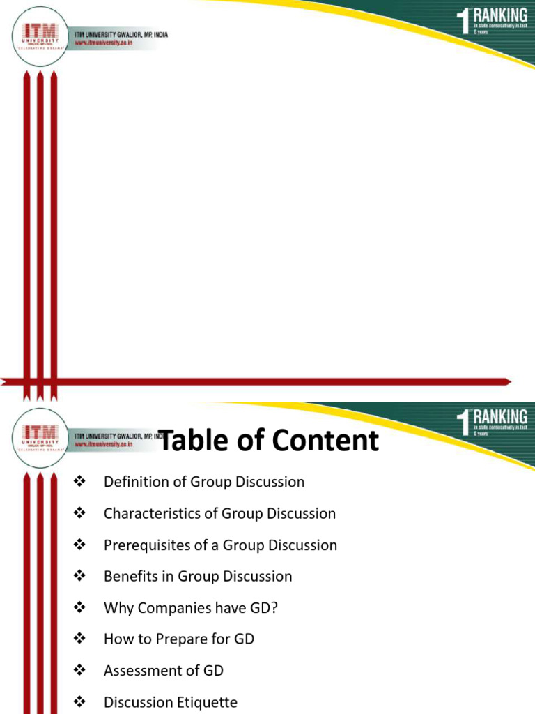 Group Discussion Strategies for Success | PDF | Thought | Leadership