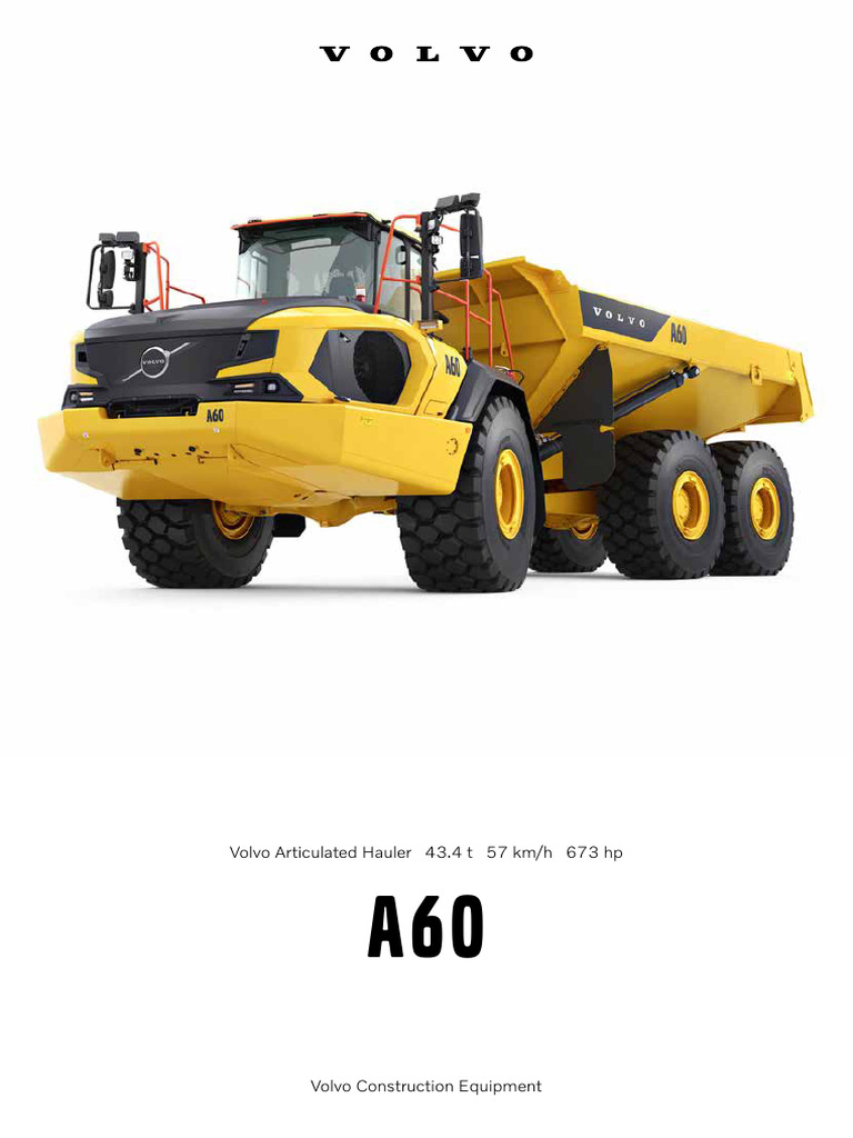 Volvo A60 Articulated Hauler Overview | PDF | Automatic Transmission ...