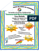 Gran Celebracion Conmemorando la Independencia de BOLIVIA