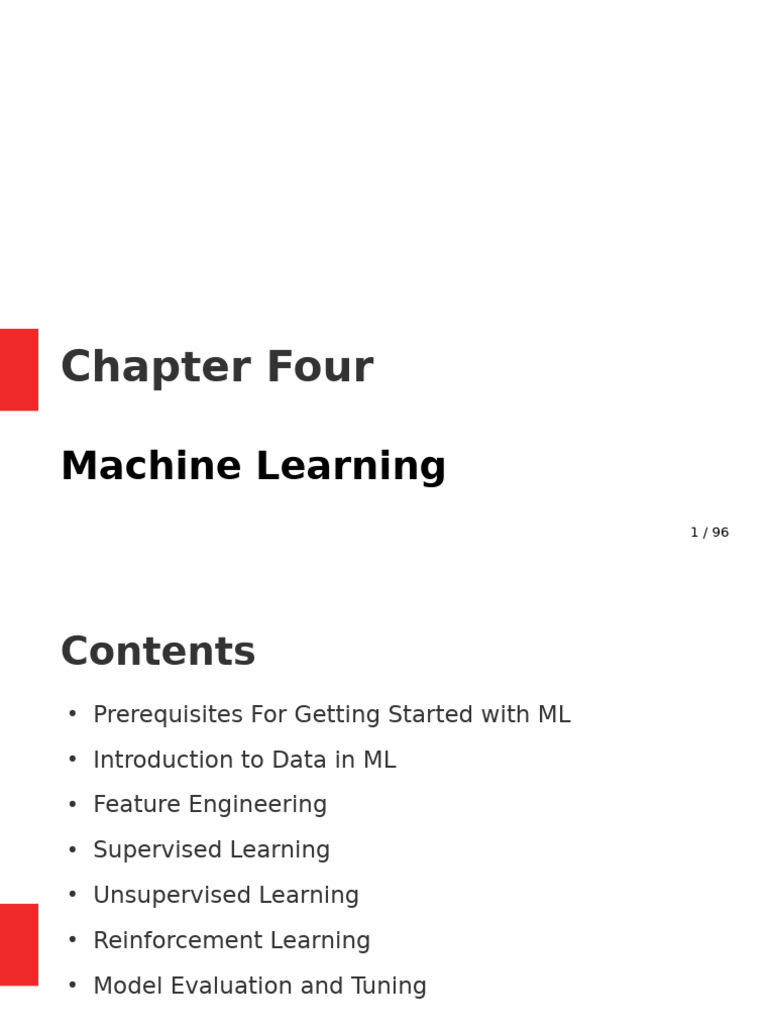Machine Learning Fundamentals Guide | PDF | Errors And Residuals | Mean ...