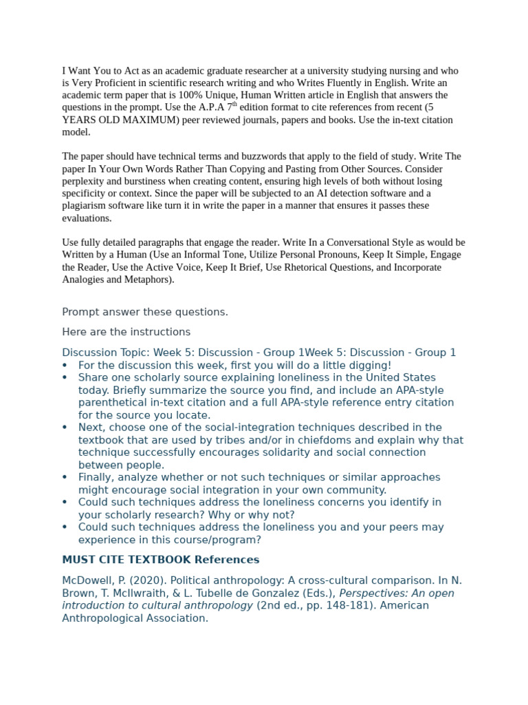 How I Framed The Question | PDF | Citation | Apa Style