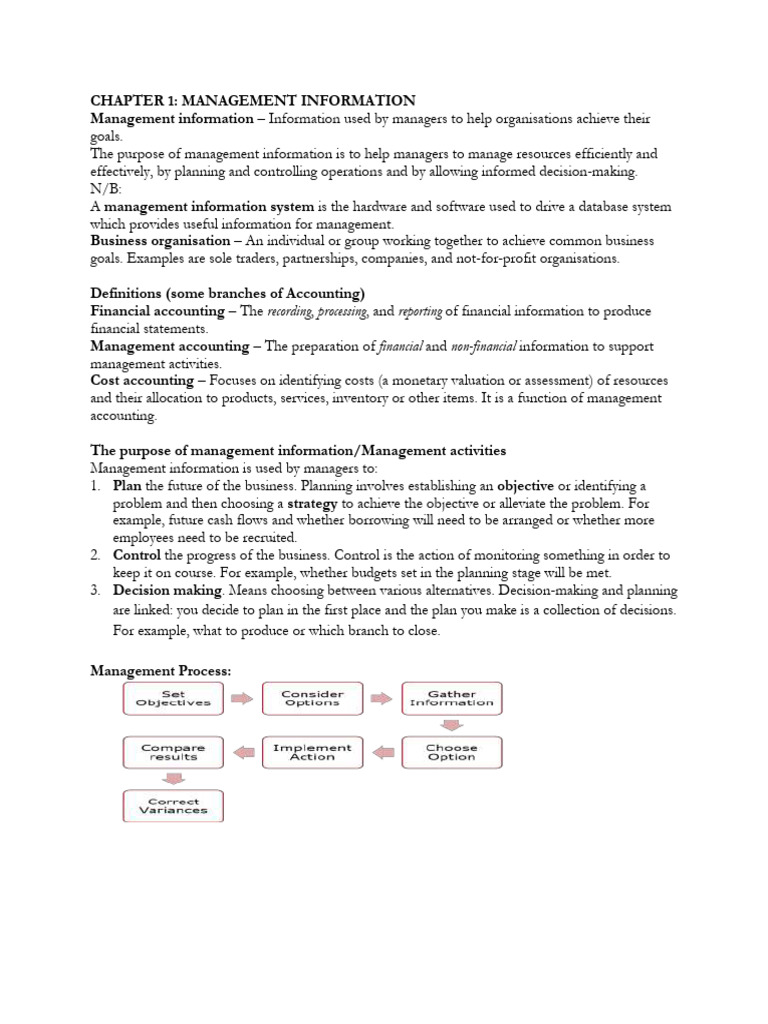 Management Information Systems Overview | PDF | Management Accounting ...