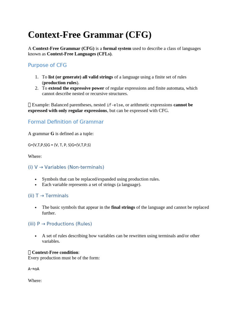 Cfg | PDF