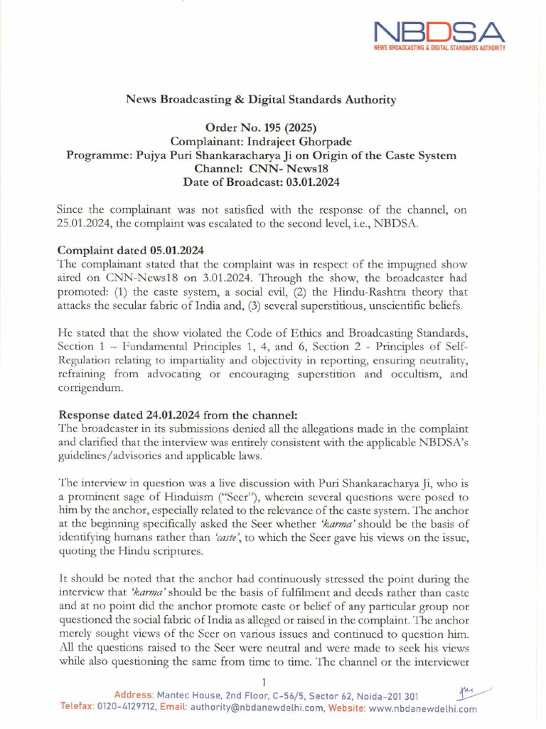 Order No 195 (2025) DT 09 05 2025 | PDF