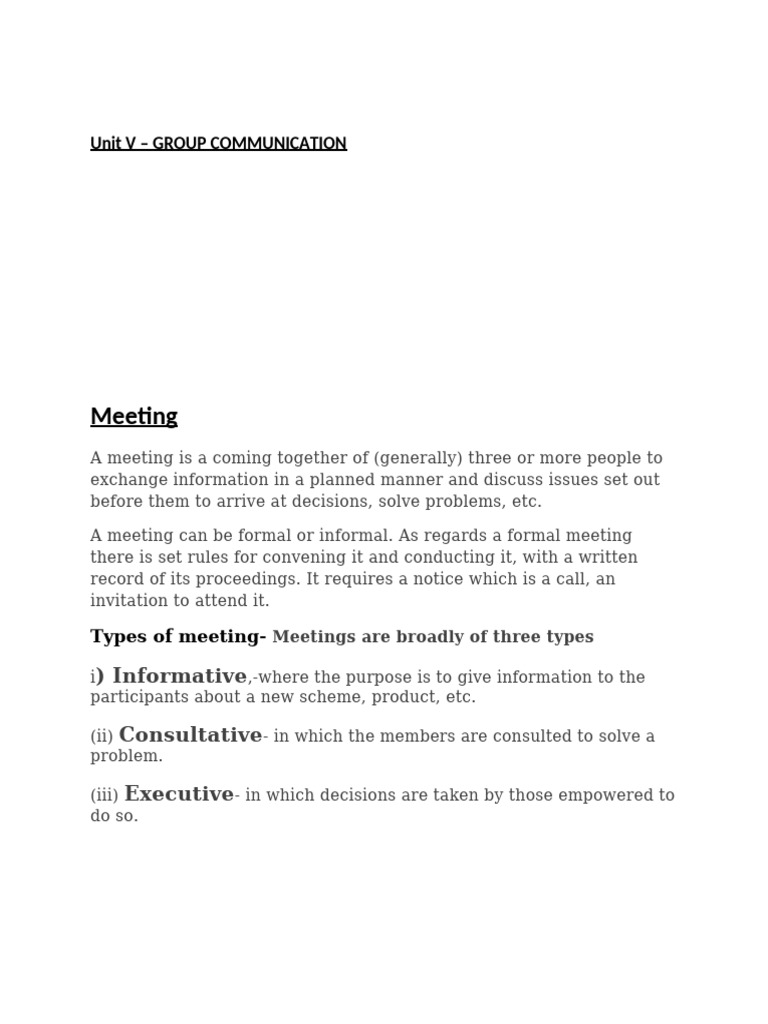 Effective Group Communication Strategies | PDF | Body Language ...