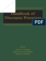 Arthur C. Graesser Et, Al - Handbook of Discourse Processes