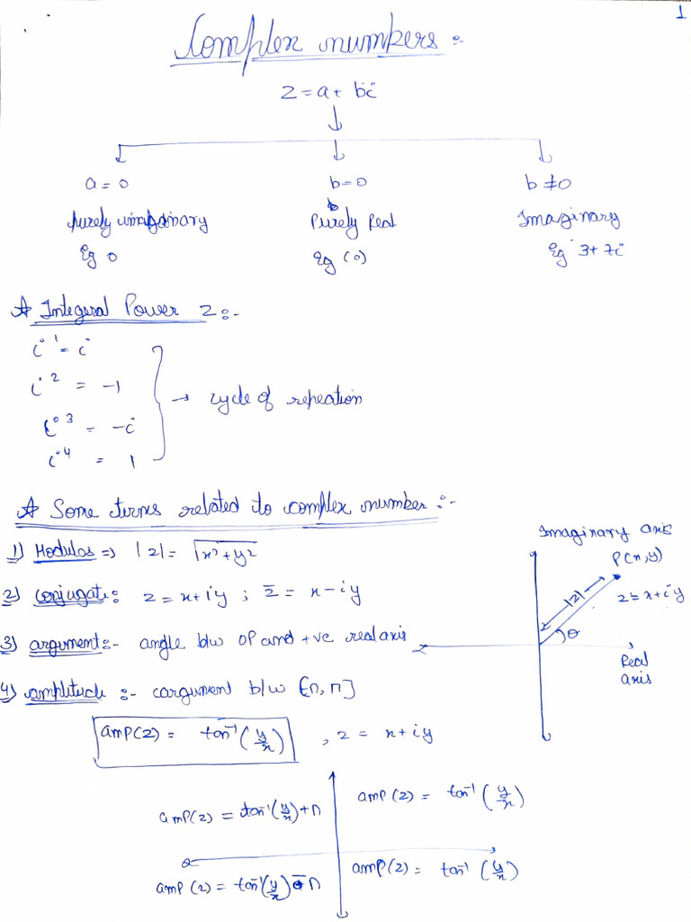 Complex Numbers | PDF