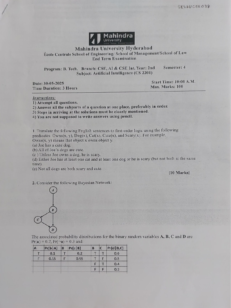 End Sem | PDF