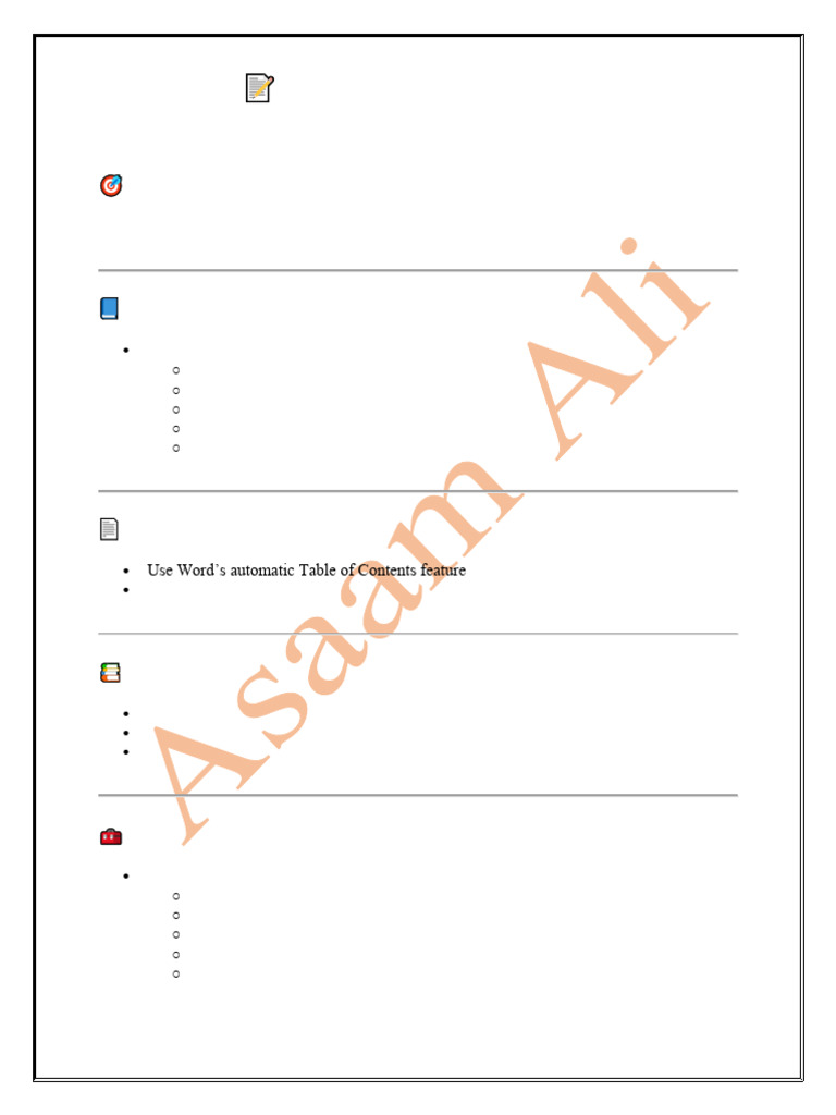 Microsoft Word Master Task Guide | PDF | Microsoft Word | Page Layout