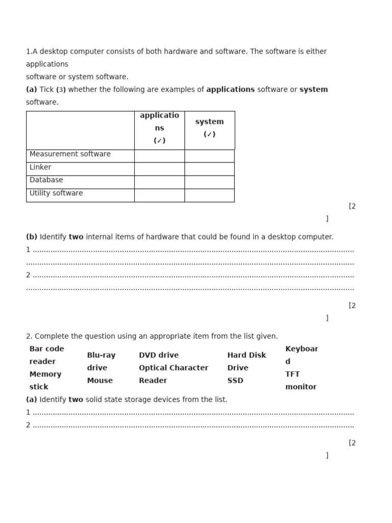 123 ICt Exam Questions Lol | PDF | Radio Frequency Identification ...