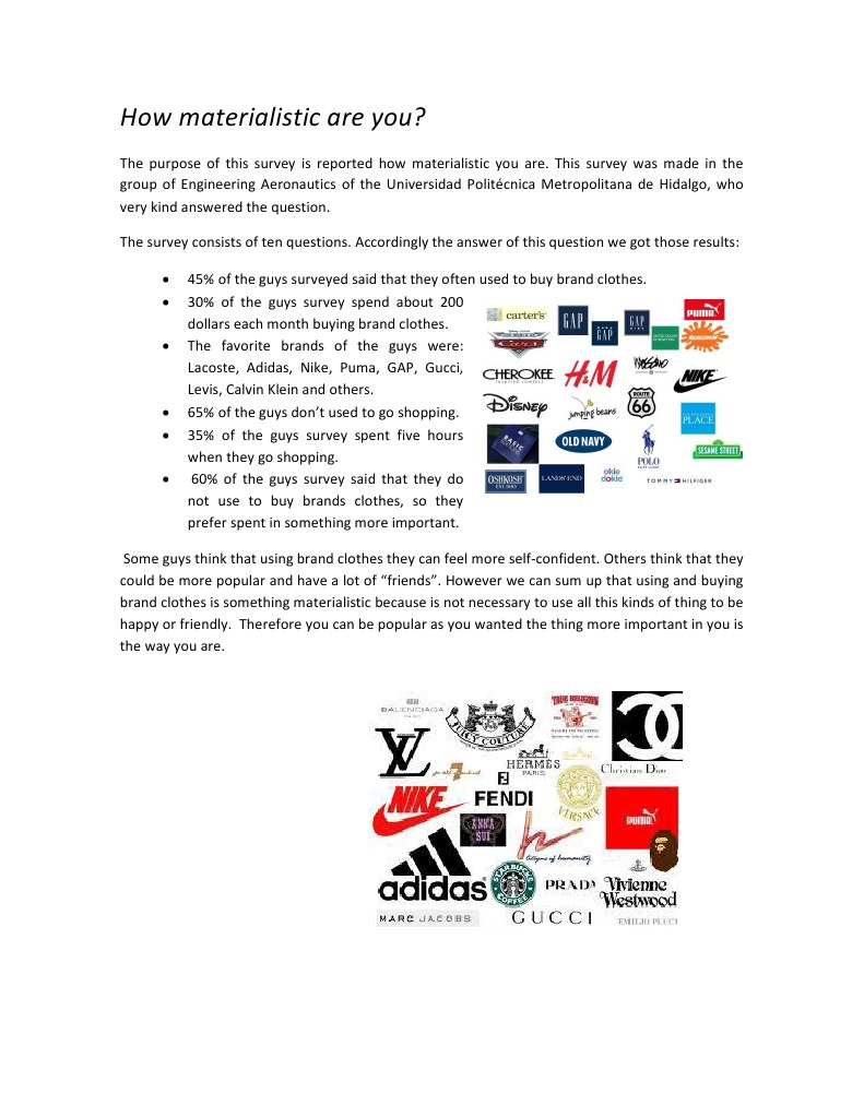 Materialism Survey Among Engineering Students | PDF