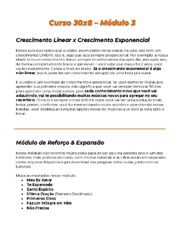 Apostila Modulo 3 (30x8) | PDF