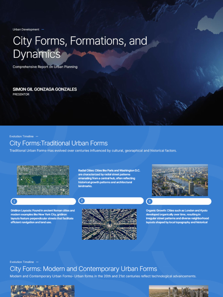 Rep 2 City Form Formation and Dynamics | PDF