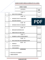 Working Capital Management PROJECT REPORT MBA