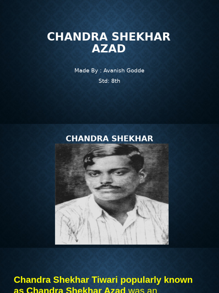 Chandra Shekhar Azad | PDF | Resistance To The British Empire | Indian ...