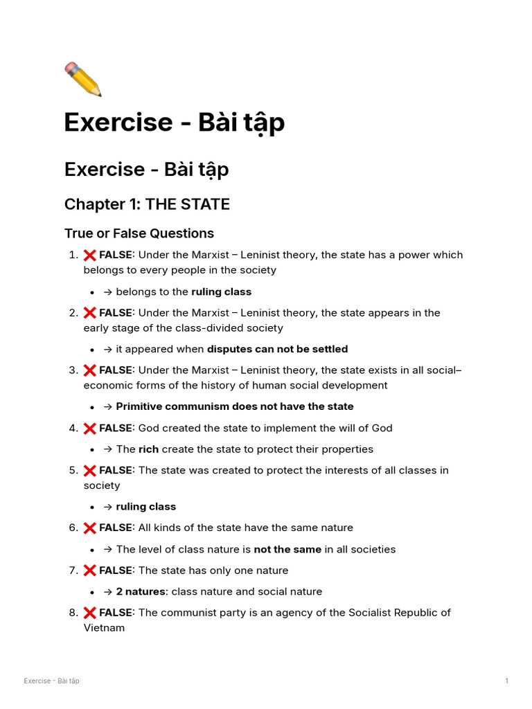 Exercise - Bi TP | PDF | Marxism | Communism