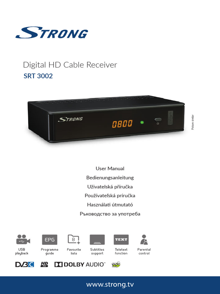 Digital HD Cable Receiver | PDF | Usb | Hdmi