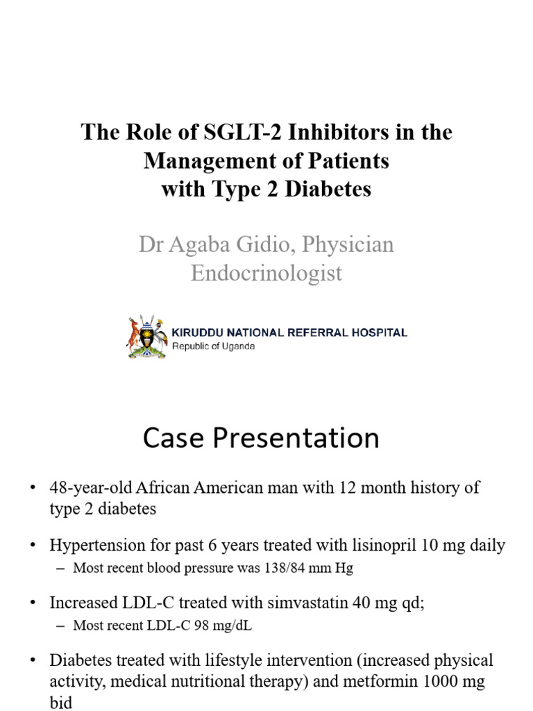 SGLT2 Inhibitors in Management of T2DM | PDF | Diabetes | Endocrine ...