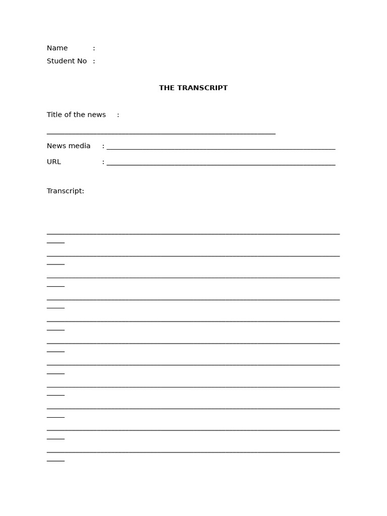Broadcast Journalism Transcript Analysis | PDF | Linguistics | Human ...