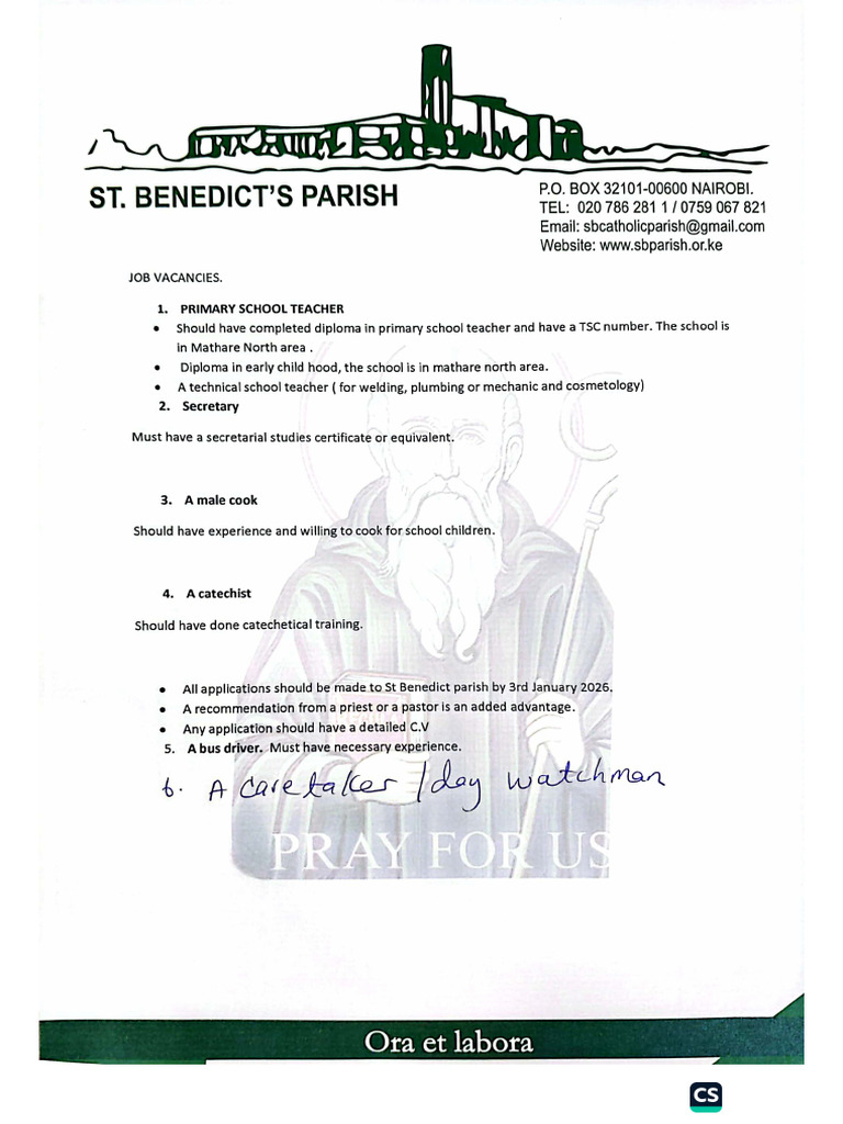 Job Vacancy | PDF