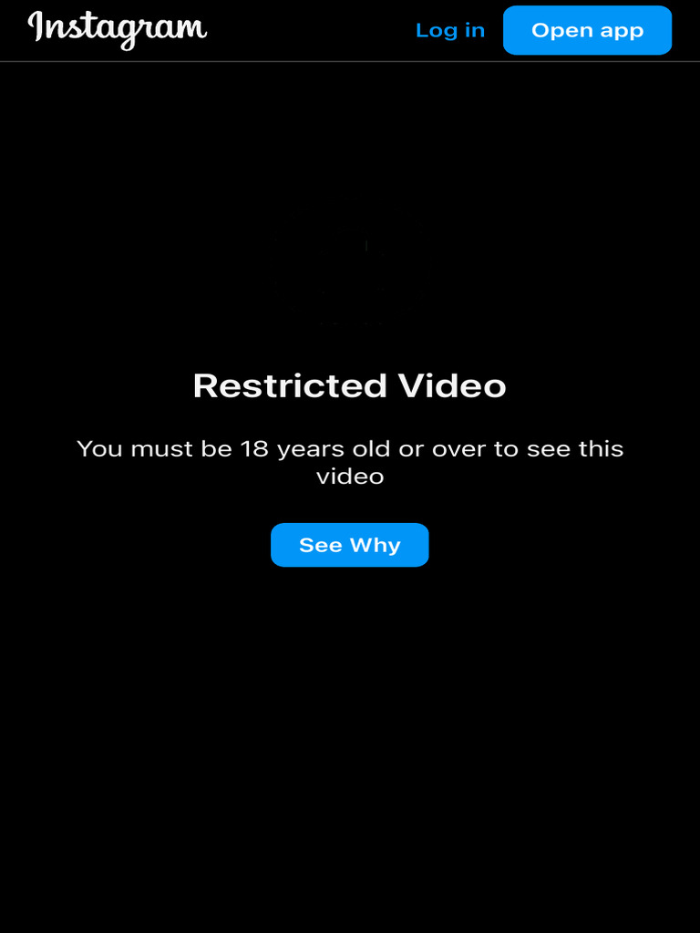 Restricted Video - Instagram | PDF