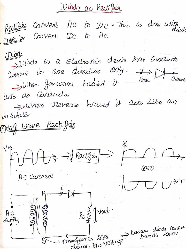 Diode As Rectifier | PDF