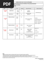 O Level Timetable: Oct-Nov 2025 | PDF | Qualifications | Student ...