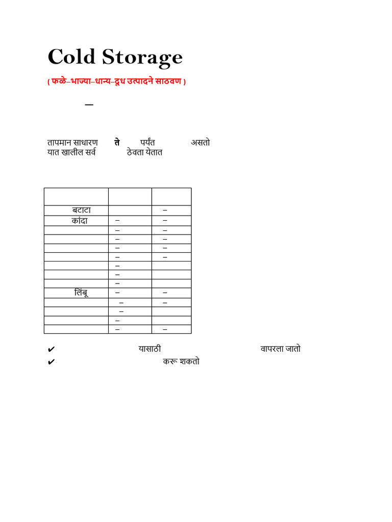 Cold Storage Solutions for Produce | PDF | Seed | Vegetables