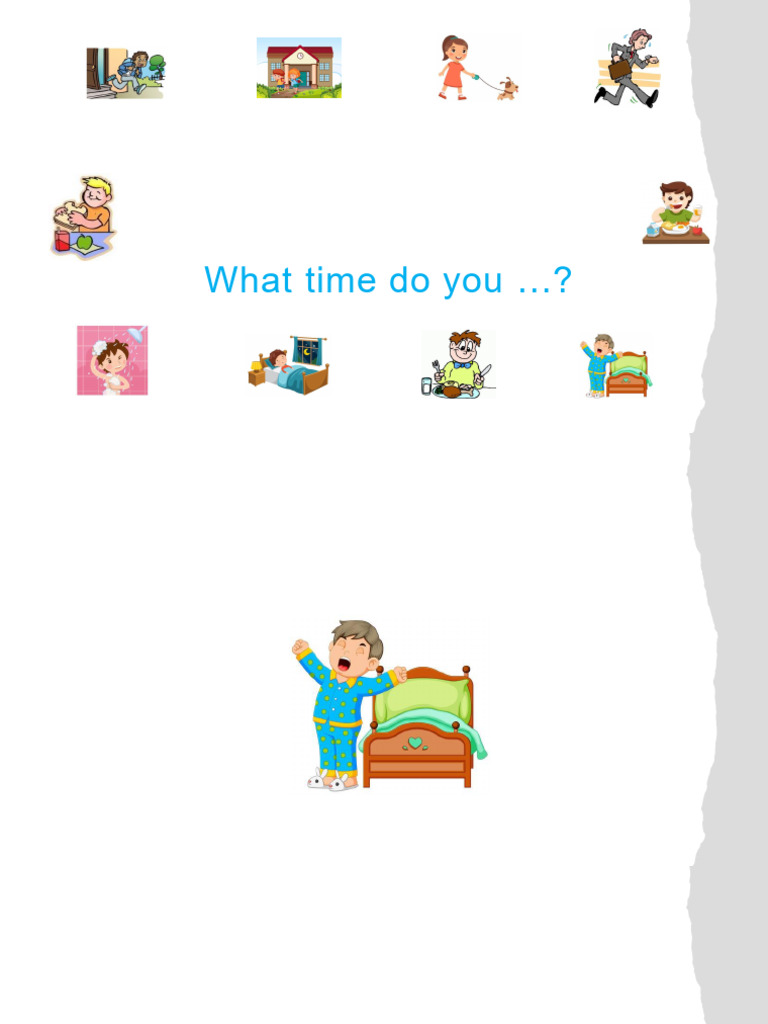 Daily Routines and Time Expressions | PDF